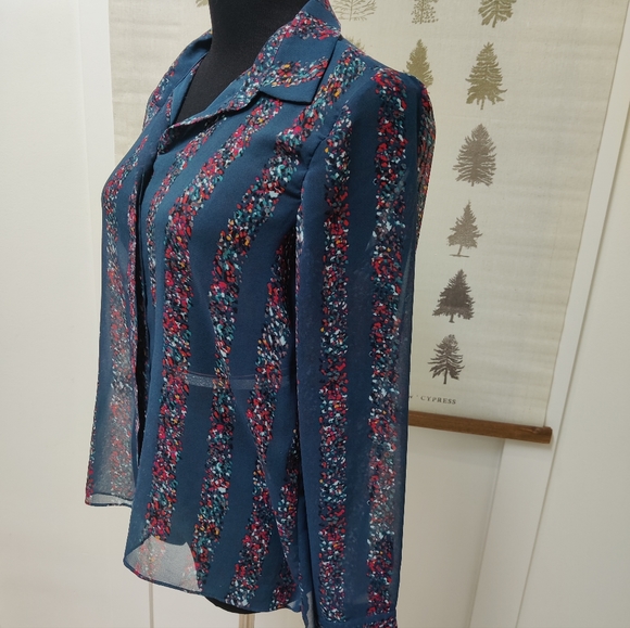 BCBG sheer button down - small - Picture 5 of 10
